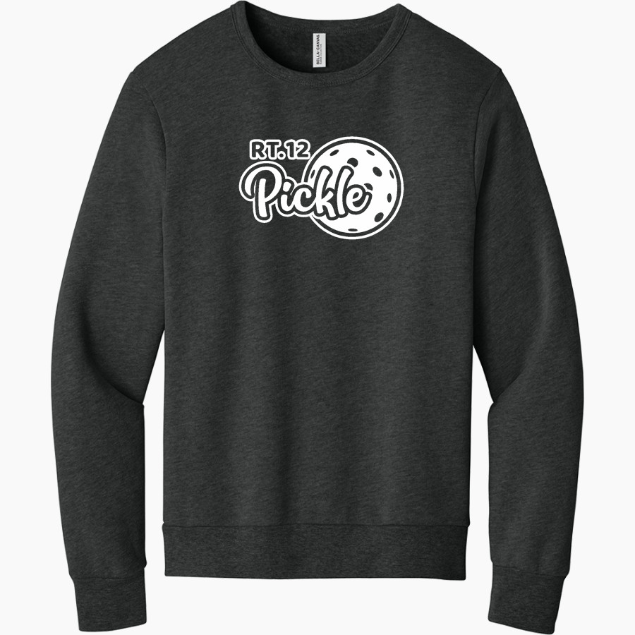 Rt. 12 Pickle Rt. 12 Pickle <span class="pdp-name-mascot">Rt. 12 Pickle</span> BELLA+CANVAS Unisex Sponge Fleece Classic Crewneck Sweatshirt