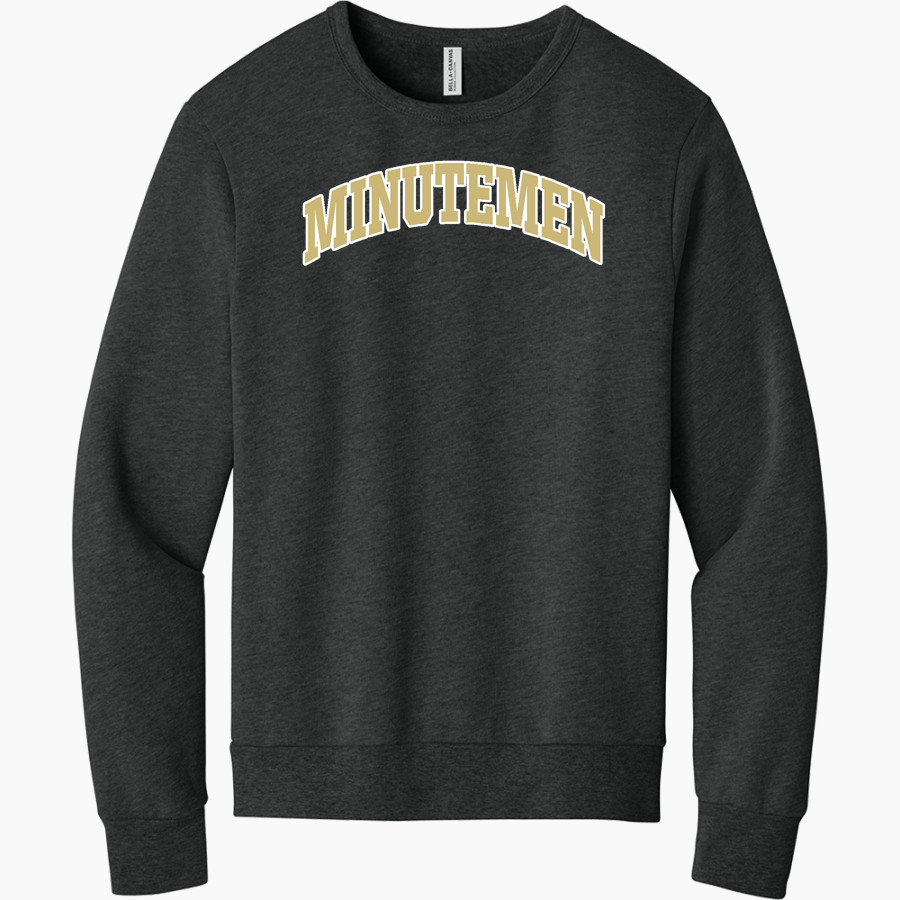 Franklin Road Christian School Minutemen <span class="pdp-name-mascot">Franklin Road Christian School</span> BELLA+CANVAS Unisex Sponge Fleece Classic Crewneck Sweatshirt