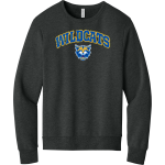 GALVA HIGH SCHOOL WILDCATS <span class="pdp-name-mascot">GALVA WILDCATS</span> BELLA+CANVAS Unisex Sponge Fleece Classic Crewneck Sweatshirt Front Thumbnail