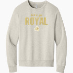 ROYAL HIGH SCHOOL KNIGHTS <span class="pdp-name-mascot">ROYAL KNIGHTS</span> BELLA+CANVAS Unisex Sponge Fleece Classic Crewneck Sweatshirt Front Thumbnail