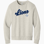 BELLARMINE PREPARATORY SCHOOL LIONS <span class="pdp-name-mascot">BELLARMINE PREPARATORY LIONS</span> BELLA+CANVAS Unisex Sponge Fleece Classic Crewneck Sweatshirt Front Thumbnail