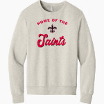 Santa Barbara Saints Football <span class="pdp-name-mascot">Santa Barbara Saints Football</span> BELLA+CANVAS Unisex Sponge Fleece Classic Crewneck Sweatshirt Front Thumbnail