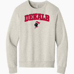 DEKALB HIGH SCHOOL BARONS BELLA+CANVAS Unisex Sponge Fleece Classic Crewneck Sweatshirt Front Thumbnail