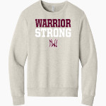 NANIH WAIYA HIGH SCHOOL WARRIORS <span class="pdp-name-mascot">NANIH WAIYA WARRIORS</span> BELLA+CANVAS Unisex Sponge Fleece Classic Crewneck Sweatshirt Front Thumbnail