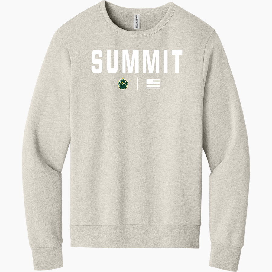 <span class="pdp-name-mascot">Summit Tigers</span> BELLA+CANVAS Unisex Sponge Fleece Classic Crewneck Sweatshirt