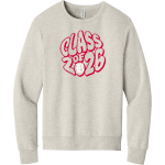Baylor School Red Raiders <span class="pdp-name-mascot">Baylor School Red Raiders</span> BELLA+CANVAS Unisex Sponge Fleece Classic Crewneck Sweatshirt Front Thumbnail