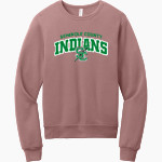SEMINOLE COUNTY HIGH SCHOOL INDIANS <span class="pdp-name-mascot">SEMINOLE COUNTY INDIANS</span> BELLA+CANVAS Unisex Sponge Fleece Classic Crewneck Sweatshirt Front Thumbnail