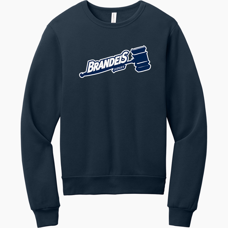 Brandeis Judges Online Store <span class="pdp-name-mascot">Brandeis Judges</span> BELLA+CANVAS Unisex Sponge Fleece Classic Crewneck Sweatshirt