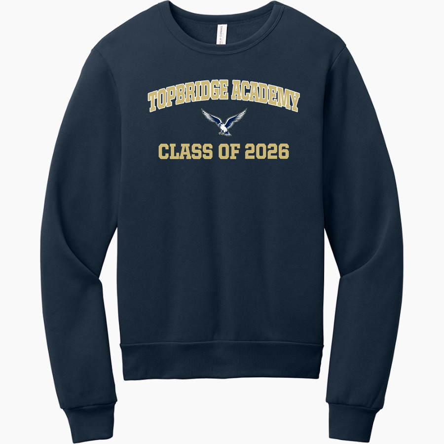 TopBridge Academy Falcons <span class="pdp-name-mascot">TopBridge Academy Falcons</span> BELLA+CANVAS Unisex Sponge Fleece Classic Crewneck Sweatshirt
