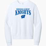WINDSOR ACADEMY KNIGHTS <span class="pdp-name-mascot">WINDSOR ACADEMY KNIGHTS</span> BELLA+CANVAS Unisex Sponge Fleece Classic Crewneck Sweatshirt Front Thumbnail