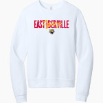 EAST IBERVILLE HIGH SCHOOL TIGERS <span class="pdp-name-mascot">EAST IBERVILLE TIGERS</span> BELLA+CANVAS Unisex Sponge Fleece Classic Crewneck Sweatshirt Front Thumbnail