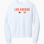 LOS AMIGOS HIGH SCHOOL LOBOS <span class="pdp-name-mascot">LOS AMIGOS LOBOS</span> BELLA+CANVAS Unisex Sponge Fleece Classic Crewneck Sweatshirt Front Thumbnail