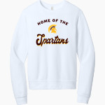 THOMAS JEFFERSON HIGH SCHOOL SPARTANS <span class="pdp-name-mascot">THOMAS JEFFERSON SPARTANS</span> BELLA+CANVAS Unisex Sponge Fleece Classic Crewneck Sweatshirt Front Thumbnail