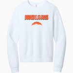 Roseburg Indians <span class="pdp-name-mascot">Roseburg Indians</span> BELLA+CANVAS Unisex Sponge Fleece Classic Crewneck Sweatshirt Front Thumbnail