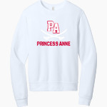 PRINCESS ANNE HIGH SCHOOL CAVALIERS <span class="pdp-name-mascot">PRINCESS ANNE CAVALIERS</span> BELLA+CANVAS Unisex Sponge Fleece Classic Crewneck Sweatshirt Front Thumbnail
