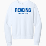 READING SENIOR HIGH SCHOOL BLUE DEVILS <span class="pdp-name-mascot">READING BLUE DEVILS</span> BELLA+CANVAS Unisex Sponge Fleece Classic Crewneck Sweatshirt Front Thumbnail