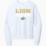 GRACE PREP ACADEMY LIONS <span class="pdp-name-mascot">GRACE LIONS</span> BELLA+CANVAS Unisex Sponge Fleece Classic Crewneck Sweatshirt Front Thumbnail