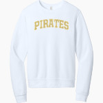 PEARL HIGH SCHOOL PIRATES <span class="pdp-name-mascot">PEARL PIRATES</span> BELLA+CANVAS Unisex Sponge Fleece Classic Crewneck Sweatshirt Front Thumbnail