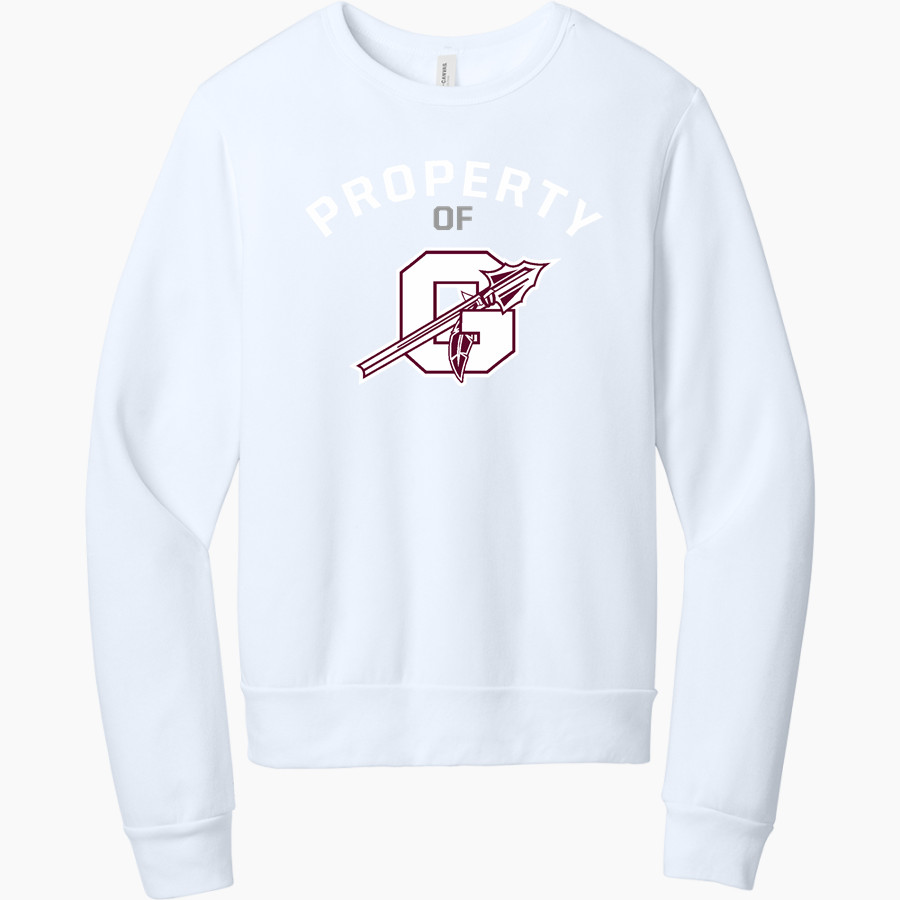 GANADO HIGH SCHOOL The Official Online Store <span class="pdp-name-mascot">GANADO INDIANS</span> BELLA+CANVAS Unisex Sponge Fleece Classic Crewneck Sweatshirt