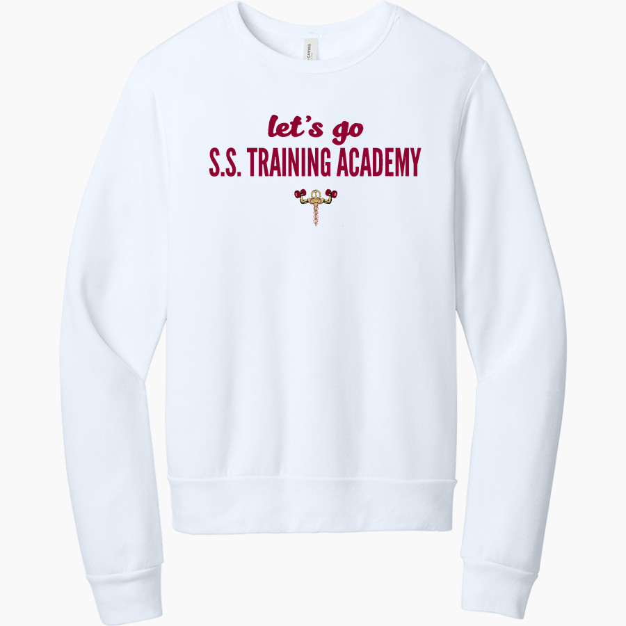S.S. Training Academy Online Apparel Store <span class="pdp-name-mascot">Sport Science Training Academy</span> BELLA+CANVAS Unisex Sponge Fleece Classic Crewneck Sweatshirt