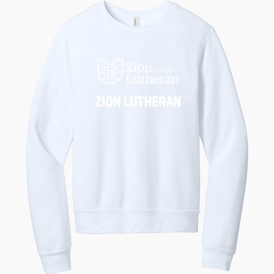 Zion Lutheran School Panthers BELLA+CANVAS Unisex Sponge Fleece Classic Crewneck Sweatshirt