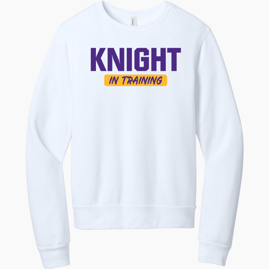 Apple Valley Knights BELLA+CANVAS Unisex Sponge Fleece Classic Crewneck Sweatshirt
