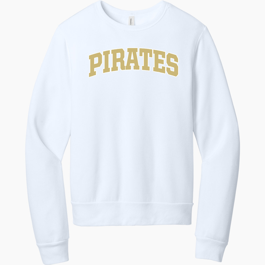 PEARL HIGH SCHOOL PIRATES <span class="pdp-name-mascot">PEARL PIRATES</span> BELLA+CANVAS Unisex Sponge Fleece Classic Crewneck Sweatshirt