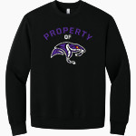 SPACE COAST HIGH SCHOOL VIPERS <span class="pdp-name-mascot">SPACE COAST VIPERS</span> BELLA+CANVAS Unisex 10-Ounce Heavyweight Crewneck Sweatshirt Front Thumbnail