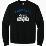 Utah Elevate Lacrosse Elevate <span class="pdp-name-mascot">Utah Elevate Lacrosse</span> BELLA+CANVAS Unisex 10-Ounce Heavyweight Crewneck Sweatshirt Front Thumbnail