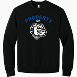 NORTH MASON HIGH SCHOOL BULLDOGS <span class="pdp-name-mascot">NORTH MASON BULLDOGS</span> BELLA+CANVAS Unisex 10-Ounce Heavyweight Crewneck Sweatshirt Front Thumbnail