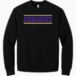 Holy Cross Crusaders <span class="pdp-name-mascot">Holy Cross School Crusaders</span> BELLA+CANVAS Unisex 10-Ounce Heavyweight Crewneck Sweatshirt Front Thumbnail