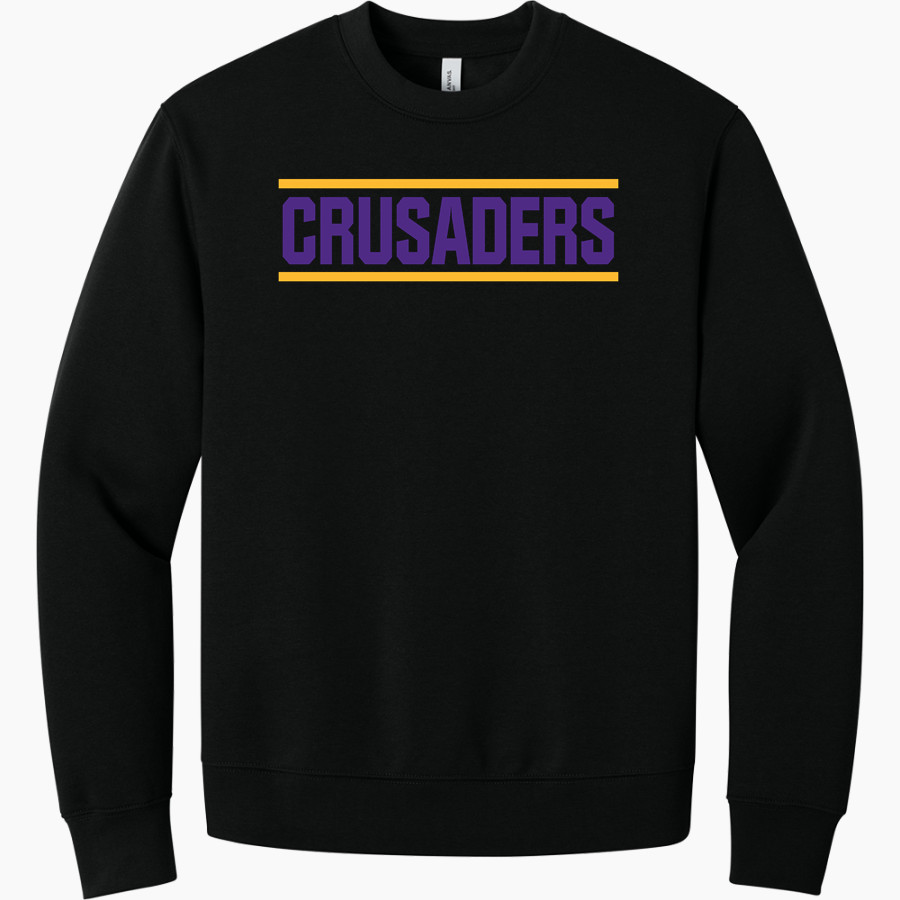 Holy Cross Crusaders <span class="pdp-name-mascot">Holy Cross School Crusaders</span> BELLA+CANVAS Unisex 10-Ounce Heavyweight Crewneck Sweatshirt