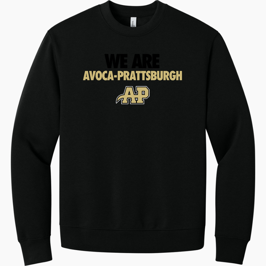 Avoca-Prattsburgh Titans <span class="pdp-name-mascot">Avoca-Prattsburgh</span> BELLA+CANVAS Unisex 10-Ounce Heavyweight Crewneck Sweatshirt