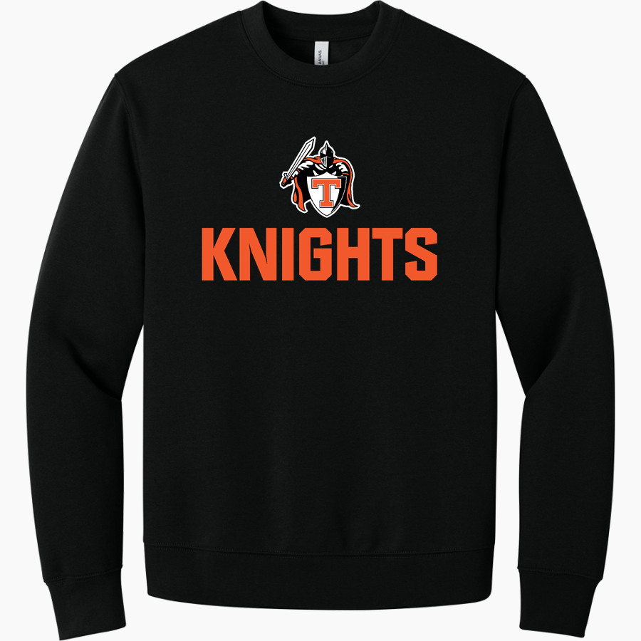 TOWANDA AREA SENIOR HIGH SCHOOL KNIGHTS <span class="pdp-name-mascot">TOWANDA AREA KNIGHTS</span> BELLA+CANVAS Unisex 10-Ounce Heavyweight Crewneck Sweatshirt