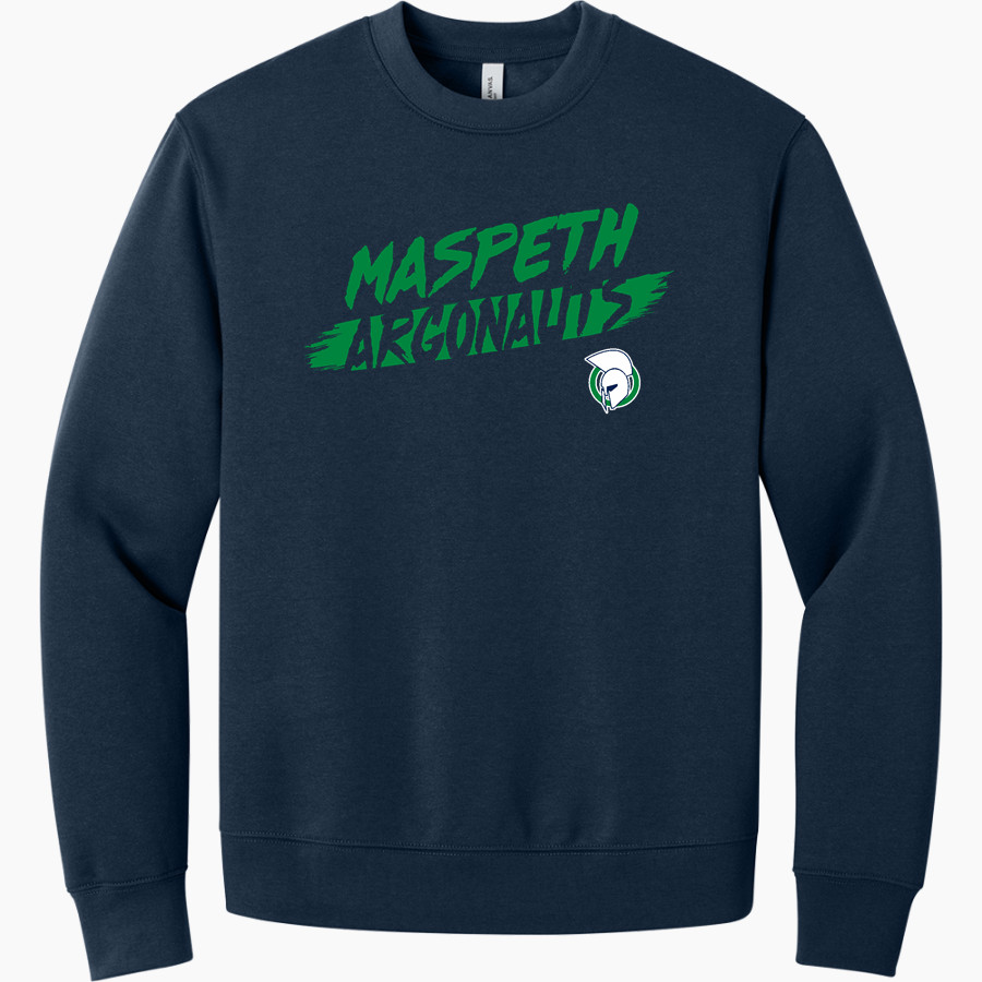 Maspeth Argonauts <span class="pdp-name-mascot">Maspeth Argonauts</span> BELLA+CANVAS Unisex 10-Ounce Heavyweight Crewneck Sweatshirt