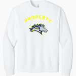 Mahone Mustangs BELLA+CANVAS Unisex 10-Ounce Heavyweight Crewneck Sweatshirt Front Thumbnail