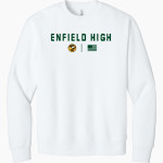 Enfield High School Eagles <span class="pdp-name-mascot">Enfield High Eagles</span> BELLA+CANVAS Unisex 10-Ounce Heavyweight Crewneck Sweatshirt Front Thumbnail