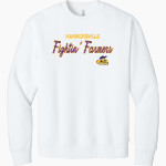FARMERSVILLE HIGH SCHOOL FIGHTIN' FARMERS <span class="pdp-name-mascot">FARMERSVILLE FIGHTIN' FARMERS</span> BELLA+CANVAS Unisex 10-Ounce Heavyweight Crewneck Sweatshirt Front Thumbnail