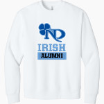 NOTRE DAME HIGH SCHOOL IRISH <span class="pdp-name-mascot">NOTRE DAME IRISH</span> BELLA+CANVAS Unisex 10-Ounce Heavyweight Crewneck Sweatshirt Front Thumbnail