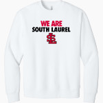 SOUTH LAUREL HIGH SCHOOL CARDINALS <span class="pdp-name-mascot">SOUTH LAUREL CARDINALS</span> BELLA+CANVAS Unisex 10-Ounce Heavyweight Crewneck Sweatshirt Front Thumbnail