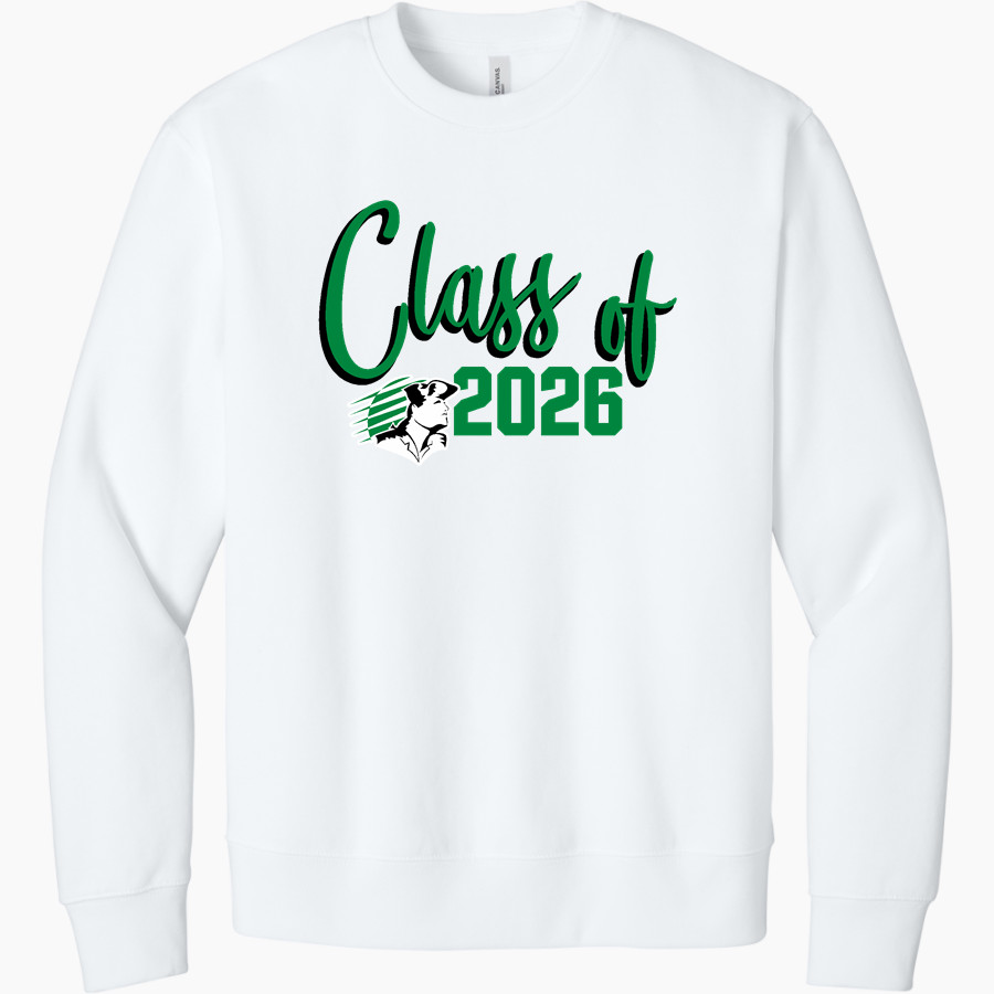 CONCORD HIGH SCHOOL MINUTEMEN <span class="pdp-name-mascot">CONCORD MINUTEMEN</span> BELLA+CANVAS Unisex 10-Ounce Heavyweight Crewneck Sweatshirt