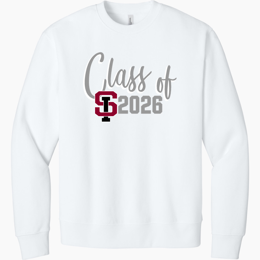 Springfield International Charter School <span class="pdp-name-mascot">SABIS INT'L BULLDOGS</span> BELLA+CANVAS Unisex 10-Ounce Heavyweight Crewneck Sweatshirt