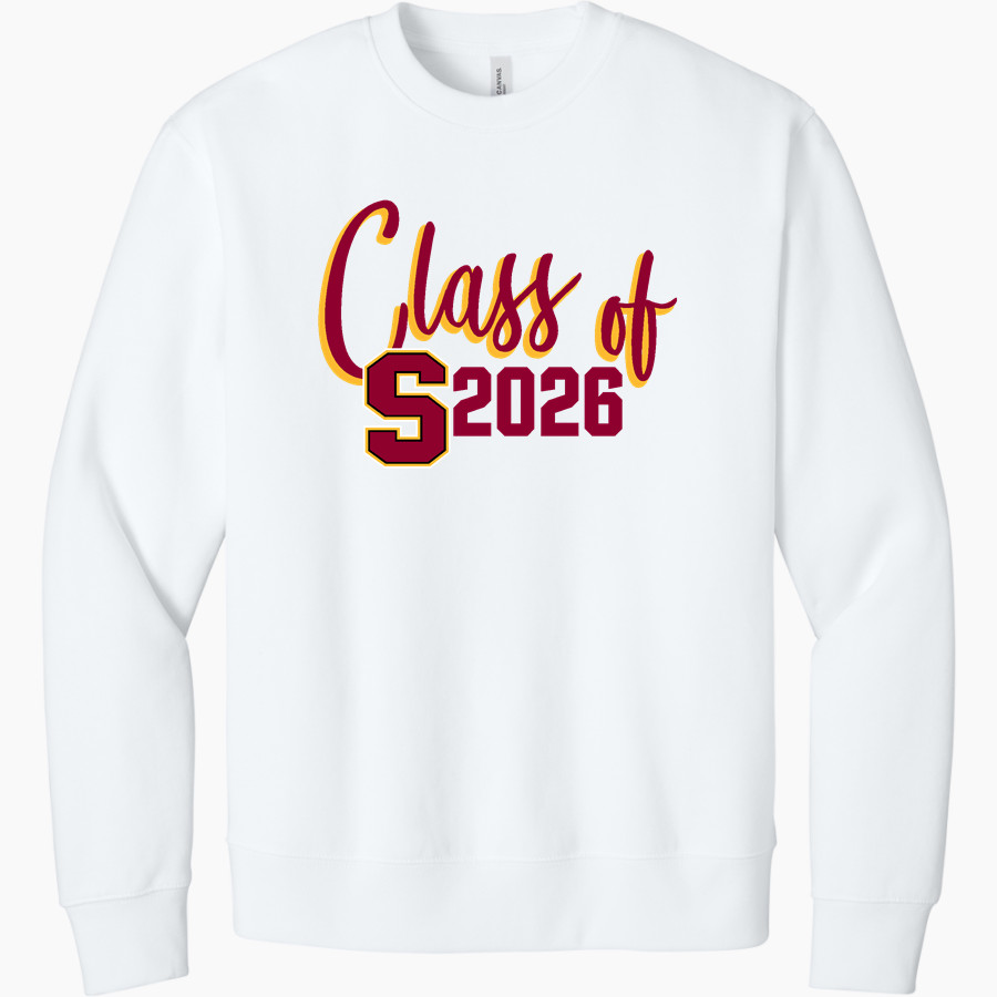 SCHAUMBURG HIGH SCHOOL SIEGIE <span class="pdp-name-mascot">SCHAUMBURG SIEGIE</span> BELLA+CANVAS Unisex 10-Ounce Heavyweight Crewneck Sweatshirt