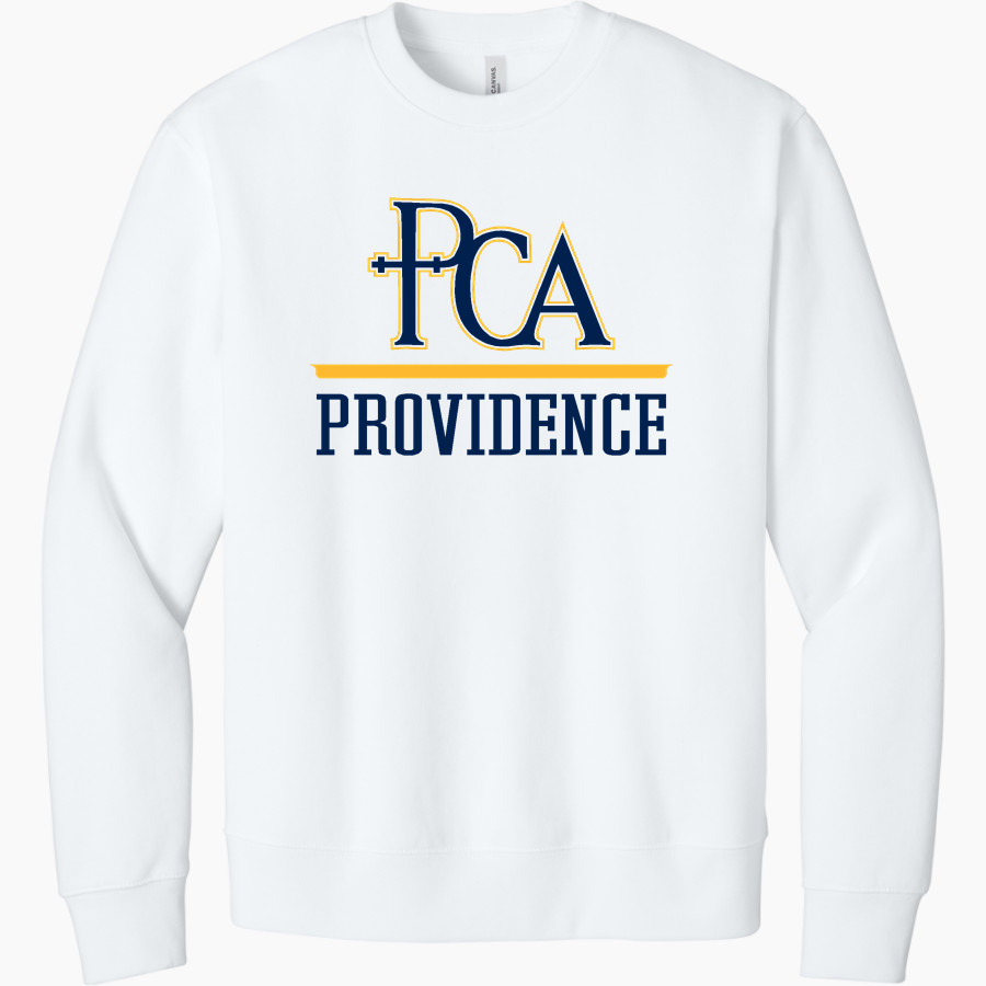 Providence Christian Academy BELLA+CANVAS Unisex 10-Ounce Heavyweight Crewneck Sweatshirt