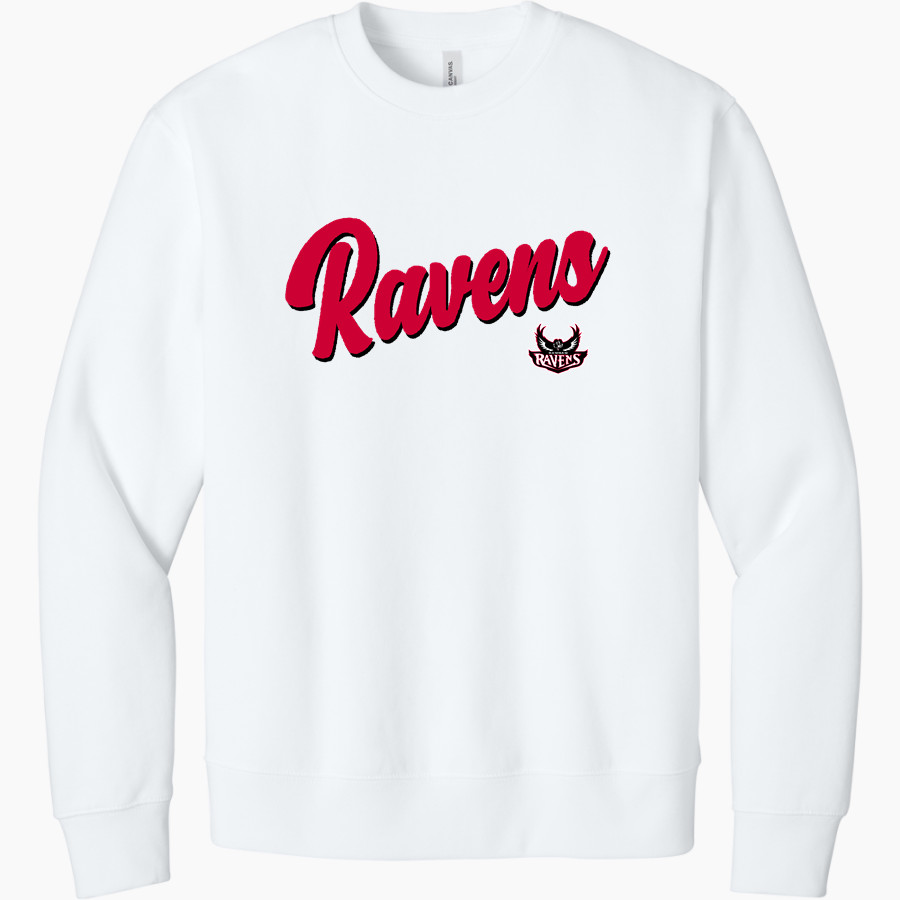 RAMBAM MESIVTA HIGH SCHOOL RAVENS <span class="pdp-name-mascot">RAMBAM MESIVTA RAVENS</span> BELLA+CANVAS Unisex 10-Ounce Heavyweight Crewneck Sweatshirt