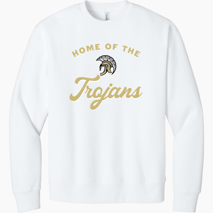 HOT SPRINGS HIGH SCHOOL TROJANS <span class="pdp-name-mascot">HOT SPRINGS TROJANS</span> BELLA+CANVAS Unisex 10-Ounce Heavyweight Crewneck Sweatshirt