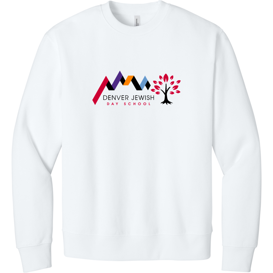 The Tiger Lair <span class="pdp-name-mascot">Denver Jewish Day Tigers</span> BELLA+CANVAS Unisex 10-Ounce Heavyweight Crewneck Sweatshirt