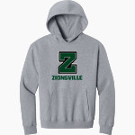 Zionsville Eagles <span class="pdp-name-mascot">Zionsville Eagles</span> BELLA+CANVAS Unisex 10-Ounce Heavyweight Pullover Hoodie Front Thumbnail