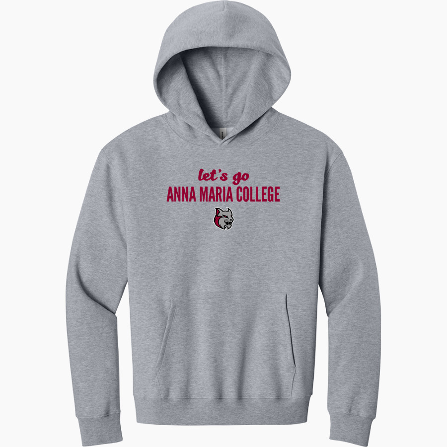 Anna Maria College Amcats <span class="pdp-name-mascot">Anna Maria College Amcats</span> BELLA+CANVAS Unisex 10-Ounce Heavyweight Pullover Hoodie