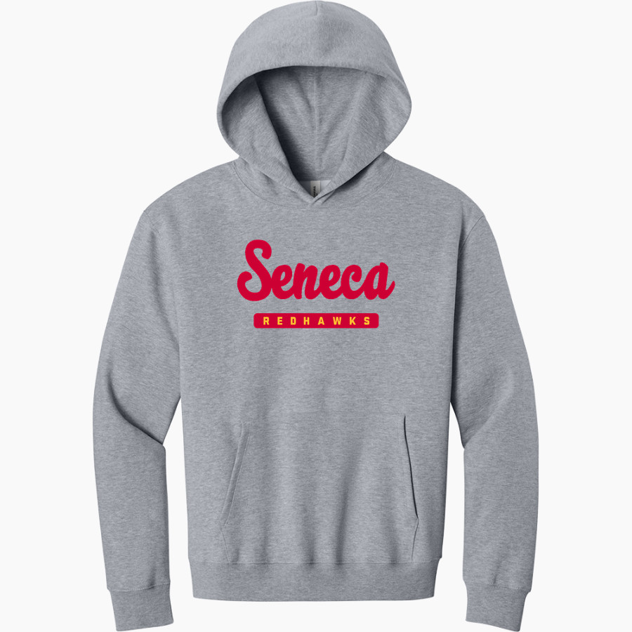 SENECA HIGH SCHOOL REDHAWKS <span class="pdp-name-mascot">SENECA REDHAWKS</span> BELLA+CANVAS Unisex 10-Ounce Heavyweight Pullover Hoodie